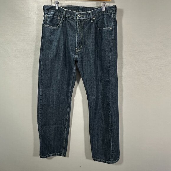 Levi's Other - Levis 505 Jeans Mens 38 Dark Wash Cotton 5 Pocket Straight Leg